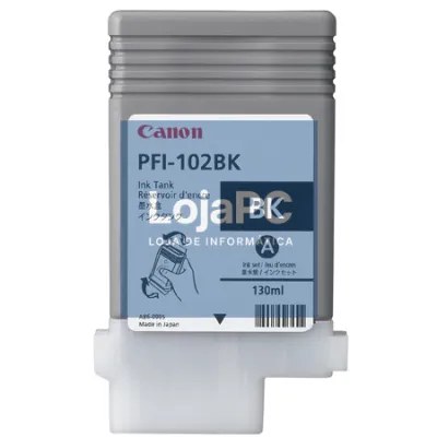 Canon Ink tank 130 ml (black) PFI-102BK - limitado ao stock existente na CPCDI