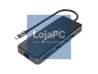 Conceptronic DONN 12-in-1 Docking Station USB 3.2 Gen 1, HDMI x 2, VGA, USB-C Data, USB 3.0 x 2, USB 2.0, SD, TF/MicroSD, Audio, GbE, 100W USB PD
