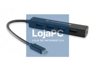 Conceptronic USB 3.1 Type-C to 4-Port USB 3.0 Hub