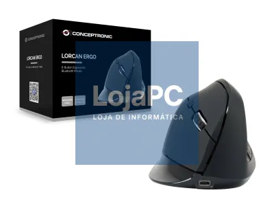 Conceptronic LORCAN ERGO 6-Button Vertical Ergonomic Bluetooth Mouse
