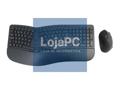 Conceptronic ORAZIO ERGO Wireless Keyboard and Mouse Combo, Portuguese layout