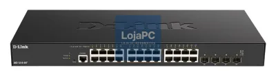 D-Link 24 x 10G Base-T ports + 4 x 10G/25G SFP28 ports Smart Managed Switch (RACK 19'')