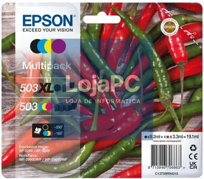 Epson Multipack 4-colours 503 XL Black/Std. CMY