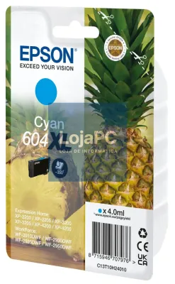 Epson Singlepack Cyan 604XL Ink