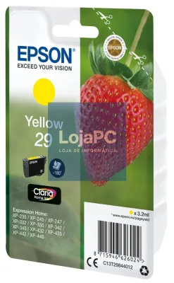 Epson Singlepack Yellow 29 Claria Home Ink
