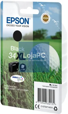 Epson Singlepack Black 34XL DURABrite Ultra Ink