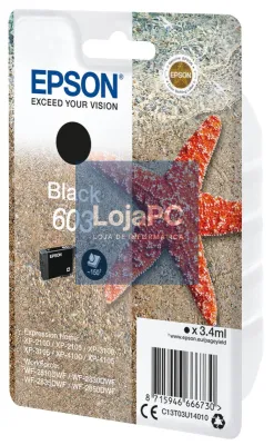 Epson Singlepack Black 603 Ink