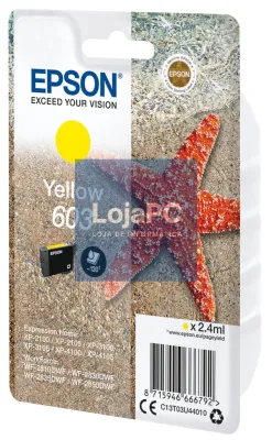 Epson Singlepack Yellow 603 Ink