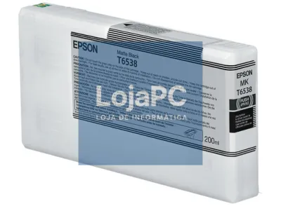 Epson T6538 Matte Black Ink Cartridge (200ml)