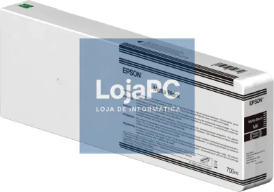 Epson Singlepack Matte Black T55K80N UltraChrome HDX/HD 700ml <b> Necessário atualizar o firmware do equipamento, consultar site da Epson.</b>