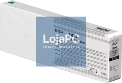 Epson Singlepack light light black t55k900 ultrachrome hdx/hd 700ml <b> Necessário atualizar o firmware do equipamento, consultar site da Epson.</b>