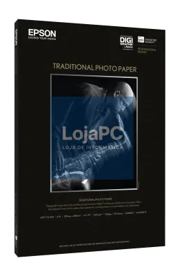 Epson Traditional Photo Paper A2 25 Folhas
