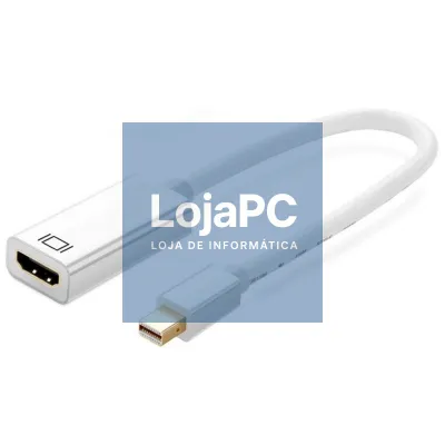 EWENT Mini DP adapter cable, mini DP - HDMI 4k M/F, 0.15m