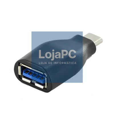 EWENT Adaptador USB3.2 Gen 1, USB C, USB C para USB A, função OTG, aluminio