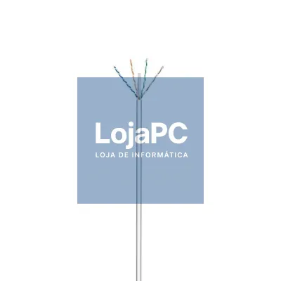 EWENT Bobine de Instalação Cat 6 U/UTP AWG23/1 CCA 305mt. SOLID Jacket: LSZH cinza