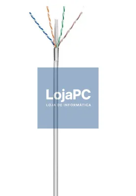 EWENT Bobine de Instalação Cat 6 F/UTP AWG23/1 CCA 305mt. SOLID Jacket: PVC cinza