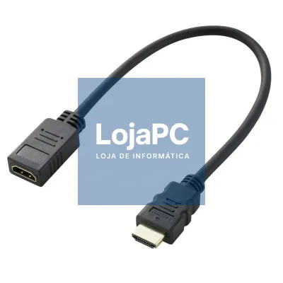 EWENT Adaptador Flexível HDMI, HDMI 2.0 4K 60Hz, M/F, 0,15m