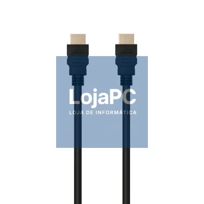 EWENT Cabo High Speed HDMI 2.0 com Ethernet, preto, M/M 1.8m, 4K@60Hz, HDR