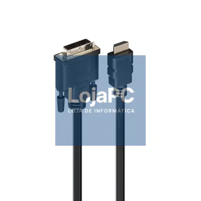 EWENT Cabo Adaptador HDMI, A/M - DVI-D(18+1)M, 2.0m
