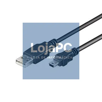 EWENT Cabo USB 2.0 A/M > Mini B/M 1.8m