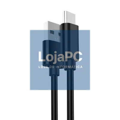 EWENT Cabo USB 2.0 USB-A para USB C, AW22+28, PD18W, 480Mbps, 1.8m