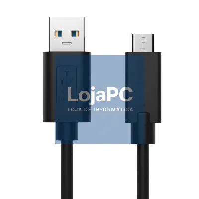 EWENT Cabo USB 3.2 USB-A para USB C, 5Gbps, PD60W, AWG24+28, 1m