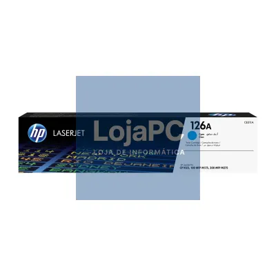 HP 126A original LaserJet Toner cartridge CE311A cyan standard capacity 1.000 pages 1-pack