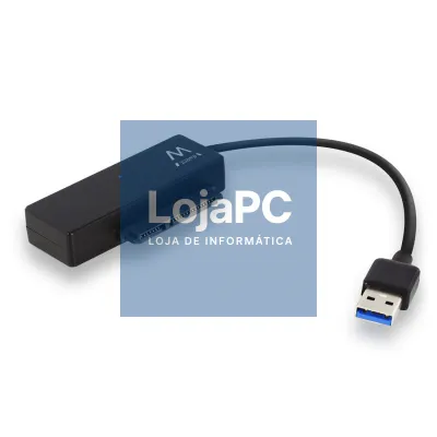 EWENT Cabo Adaptador USB 3.2 Gen 1 para SSD/HDD SATA de 2.5/3.5" com Alimentação