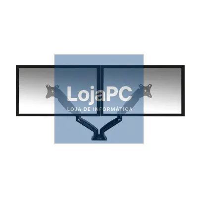 EWENT Suporte Monitor 2 Monitores 13-32", amortecedor pneumático, Max VESA 100x100