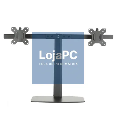 EWENT Suporte Monitor de Mesa 2 Monitores até 27", amortecedor pneumático, Max VESA 100x100