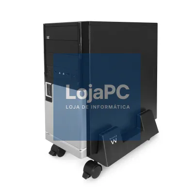 EWENT Suporte para Computador ajustável, com rodas