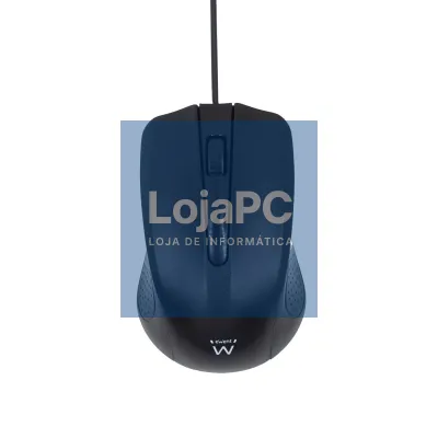 EWENT Rato Óptico USB 2.0, 1000dpi, preto