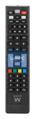 EWENT Remote Control for LG, Samsung, Sony, Hisense, TCL TV and Smart TVs (2x AAA included) Ready to use