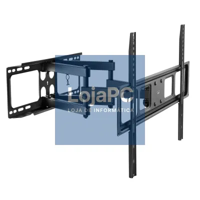 EWENT Suporte TV Full Motion , 3 pivot, 37" - 80", Min VESA 75x75; Max VESA 600x400