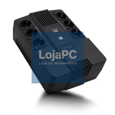 EWENT UPS 700VA Linha Interativa com AVR, 6 x CEE7/3