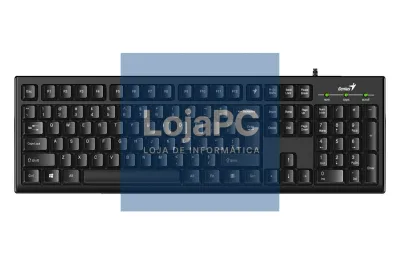 Genius Teclado KB-100 Black USB, AI Key