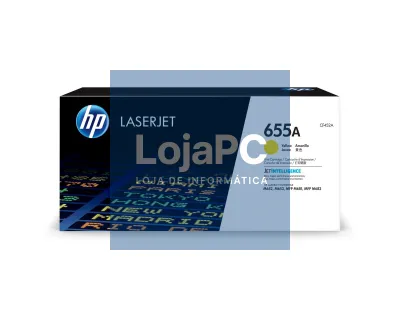 HP 655A Yellow Original LaserJet Toner Cartridge (CF452A)