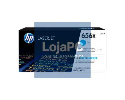 HP 656X High Yield Cyan Original LaserJet Toner Cartridge (CF461X)