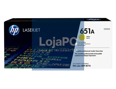 HP 651A Yellow LaserJet Toner Cartridge