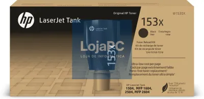 HP 153X Black Original LaserJet Tank Toner Reload Kit