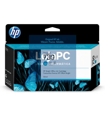 HP 730 130-ml Cyan Ink Cartridge
