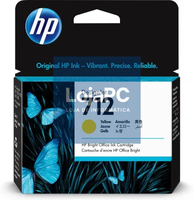 HP 712 29-ml Yellow DesignJet Ink Cartridge