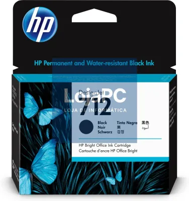 HP 712 80-ML BLACK DESIGNJET INK CARTRIDGE