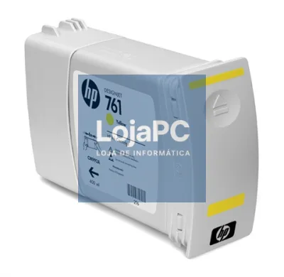HP 761 400-ml Yellow Designjet Ink Cartridge