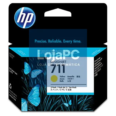 HP 711 3-pack 29-ml Yellow Ink Cartridges