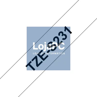 BROTHER P-Touch TZE-S231 black on white 12mm extra gluey