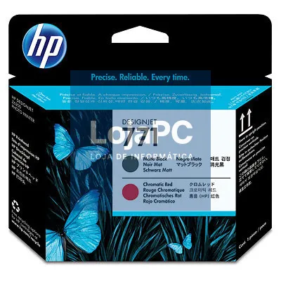 HP 771 Matte Black/Chromatic Red Designjet Printhead