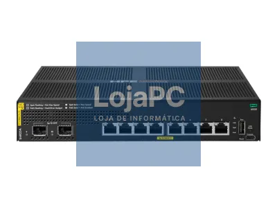 HPE Aruba Aruba Networking CX 6000 8p 10M/100M/1G Class4 PoE 2p SFP 1G 67W Switch