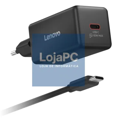 Lenovo Carregador Lenovo 65W mini USB-C GaN