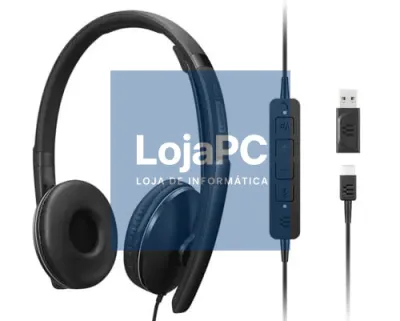 Lenovo Wired ANC Headset Gen 2 (Teams) - Quanto mais comprar maior é o desconto !